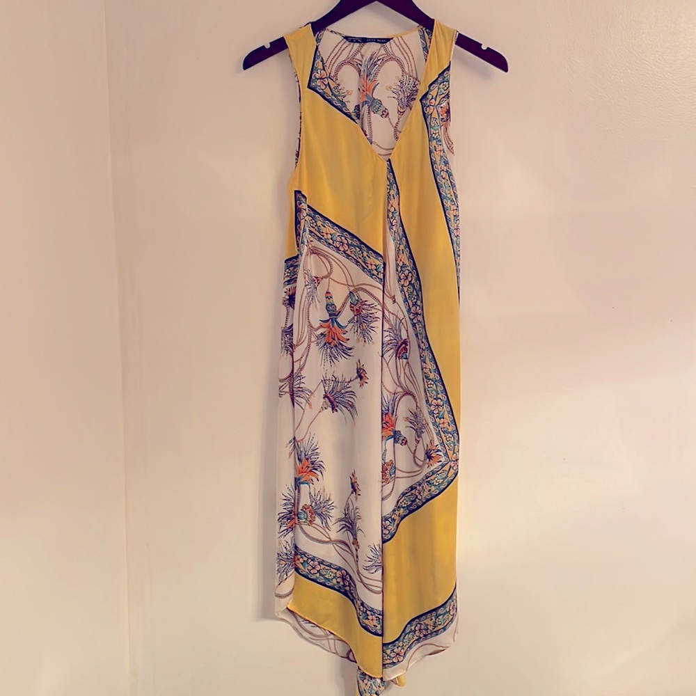 Yellow multicoloured Zara dress
